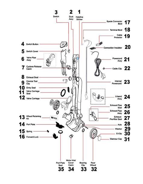 dyson vacuum dc14 parts